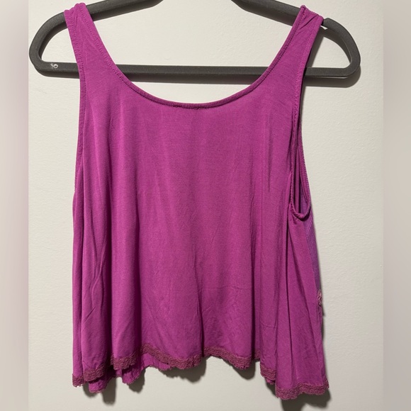 POL Pink Ruffled Sleeveless Tank Top - Picture 3 of 5